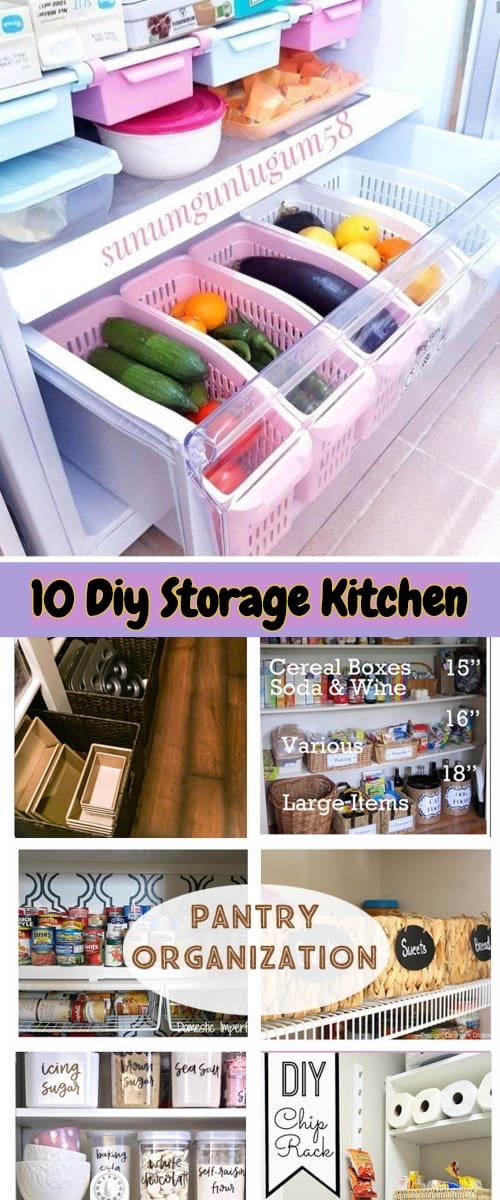 10 Diy Storage Kitchen-diy Home & Do It Yourself Projects