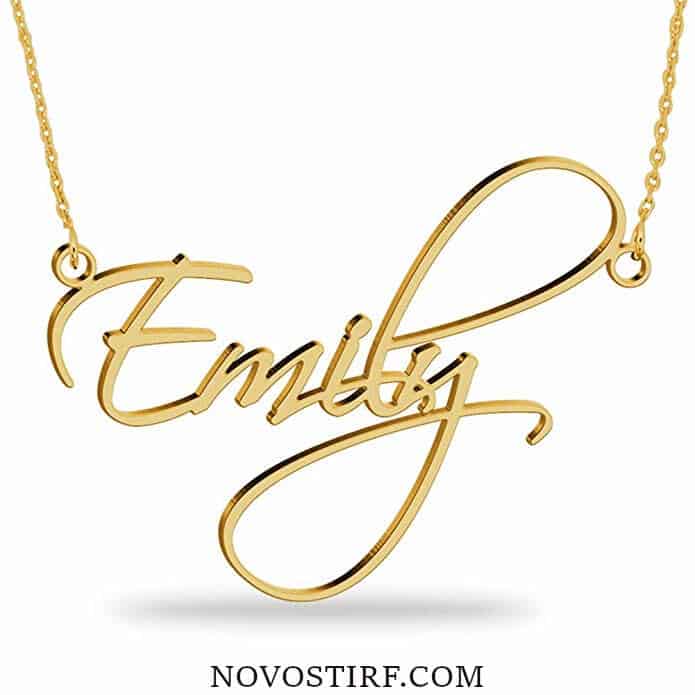 Amazing 15 Monogram Necklaces Collection