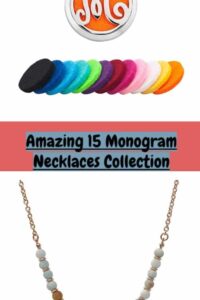 Amazing 15 Monogram Necklaces Collection